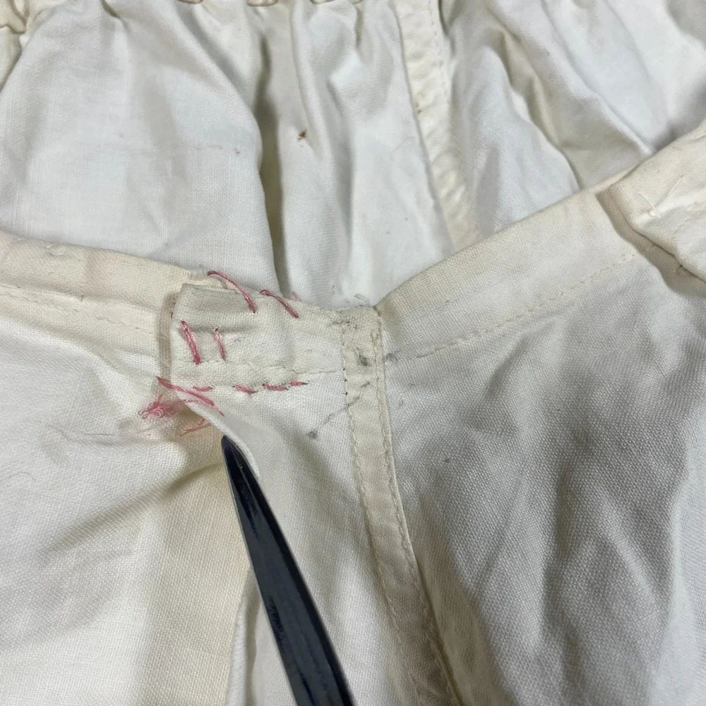 Vintage Raggedy Ann Mask Pantaloons Pants Halloween Scary Horror 1970s Handmade